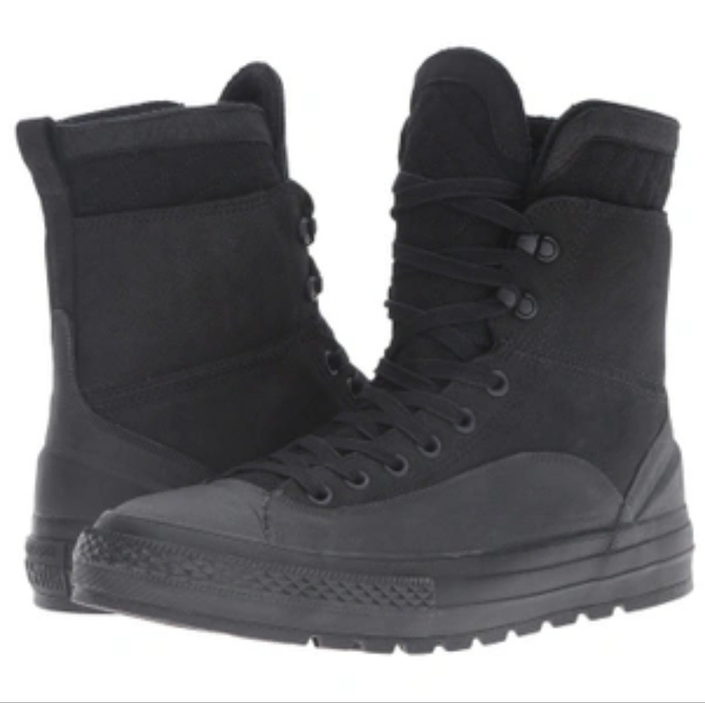 Converse Chuck Taylor All-Star Tekoa leather/quilted XHi boots black 5 / 6.5
